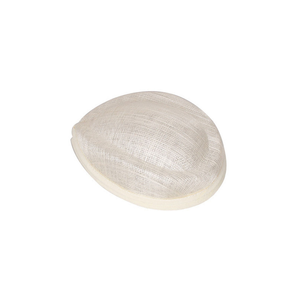 HBM003 Round Sinamay Hat Base for Fascinator Millinery 11.8"