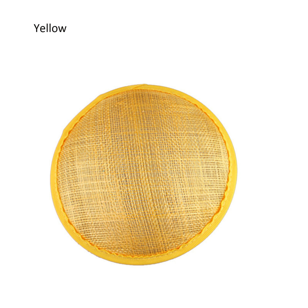 HBM009 Round Sinamay Hat Base for Fascinator Millinery 5.3"