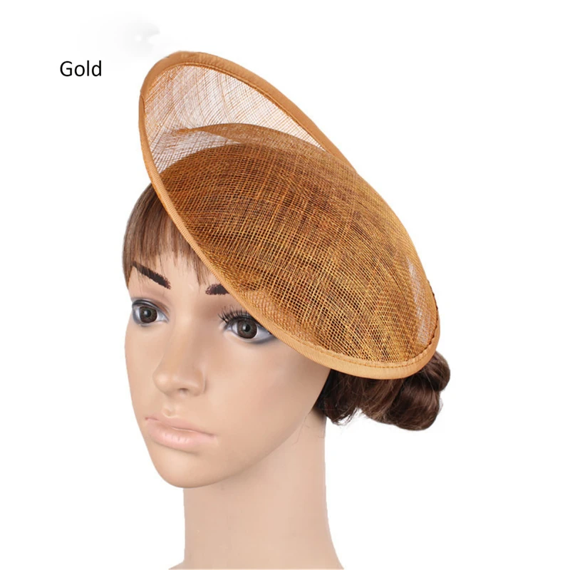 HBM010 Sinamay Hat Base for Fascinator Millinery 9.8"