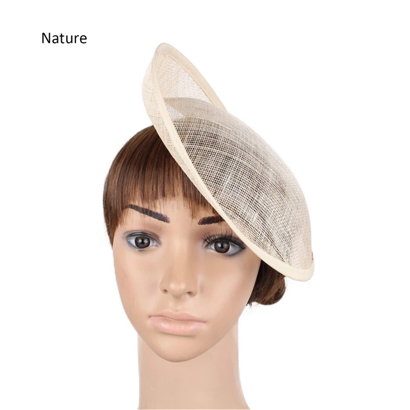 HBM010 Sinamay Hat Base for Fascinator Millinery 9.8"