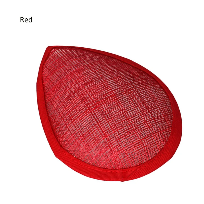 HBM012 Teardrop Sinamay Hat Base for Fascinator Millinery 5.1"