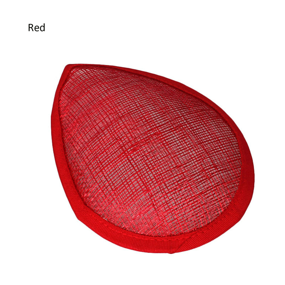 HBM012 Teardrop Sinamay Hat Base for Fascinator Millinery 5.1"