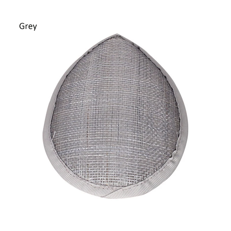 HBM012 Teardrop Sinamay Hat Base for Fascinator Millinery 5.1"