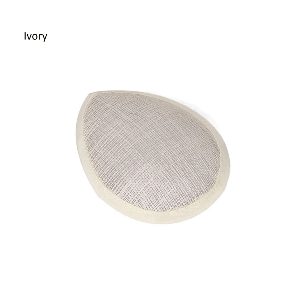 HBM012 Teardrop Sinamay Hat Base for Fascinator Millinery 5.1"