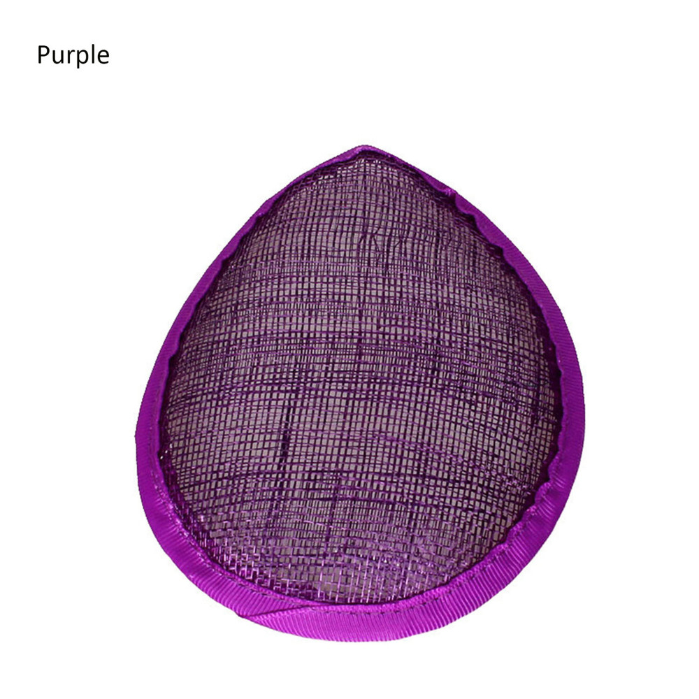 HBM012 Teardrop Sinamay Hat Base for Fascinator Millinery 5.1"
