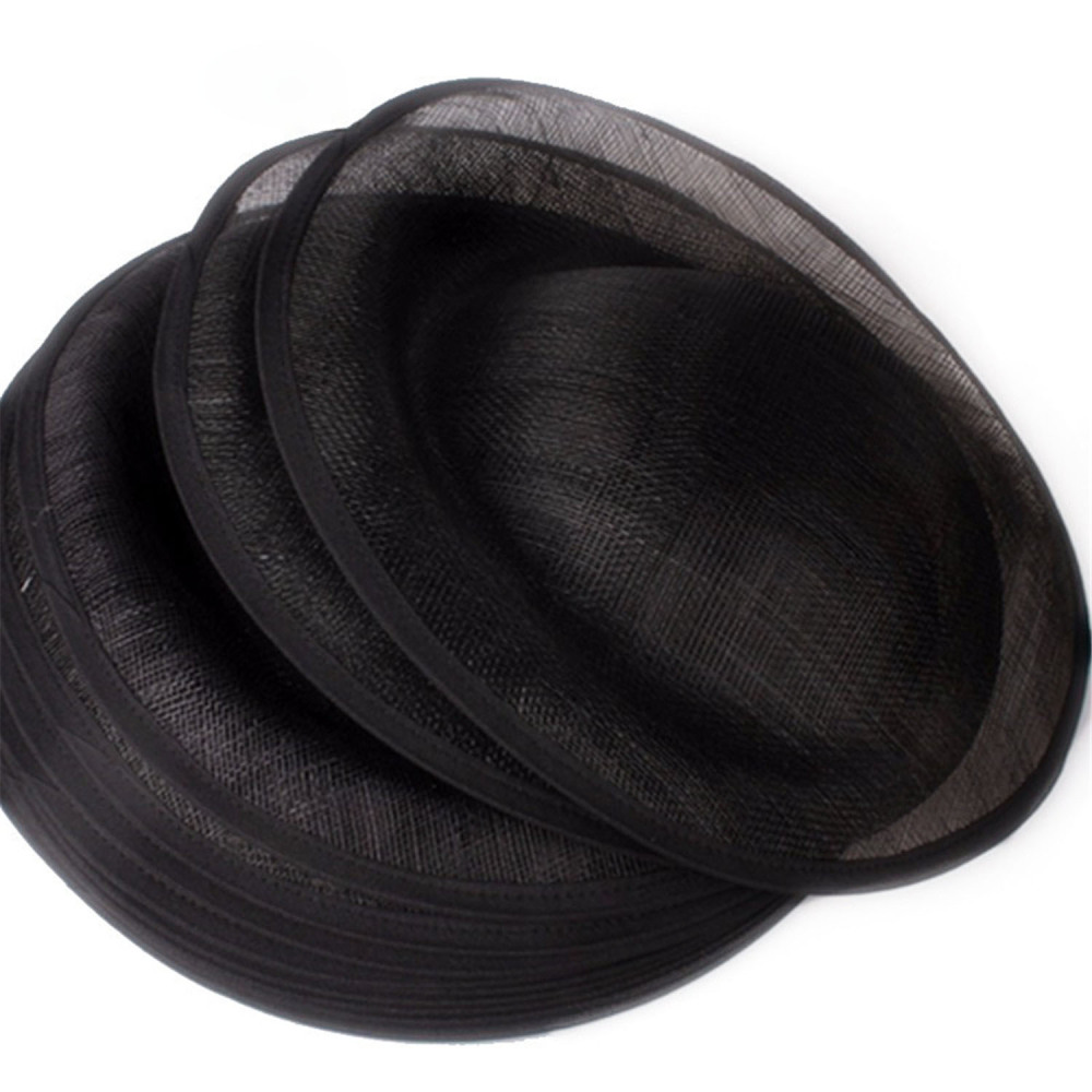 HBM002 Round Sinamay Hat Base for Fascinator Millinery 11.8"