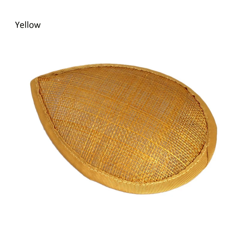 HBM012 Teardrop Sinamay Hat Base for Fascinator Millinery 5.1"