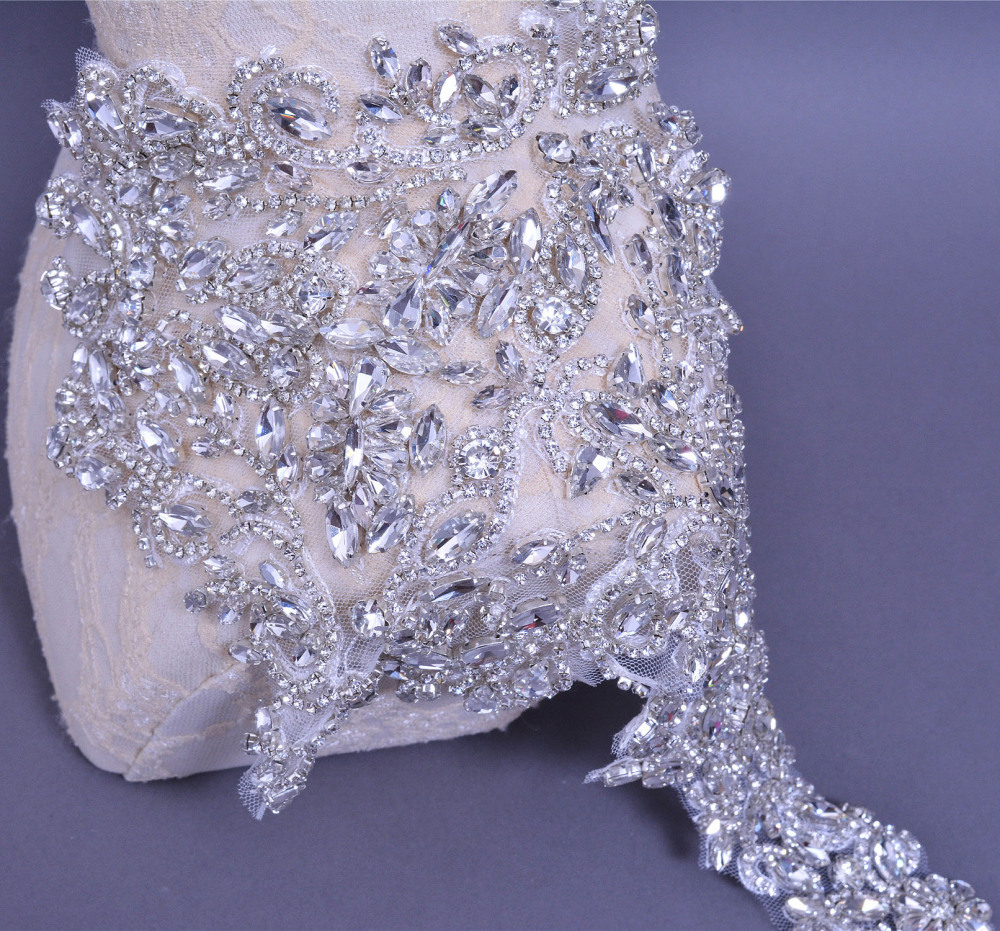 SM149 Crystal Diamante  Applique 1 Piece