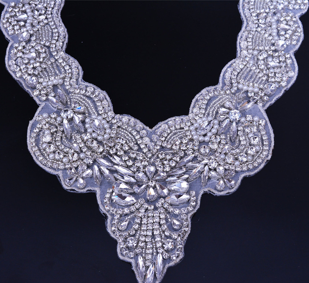 SM150 Crystal Diamante  Applique 1 Piece