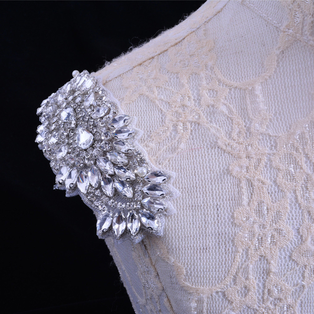 SM157 Crystal Diamante  Rhinestone Applique 1 Piece