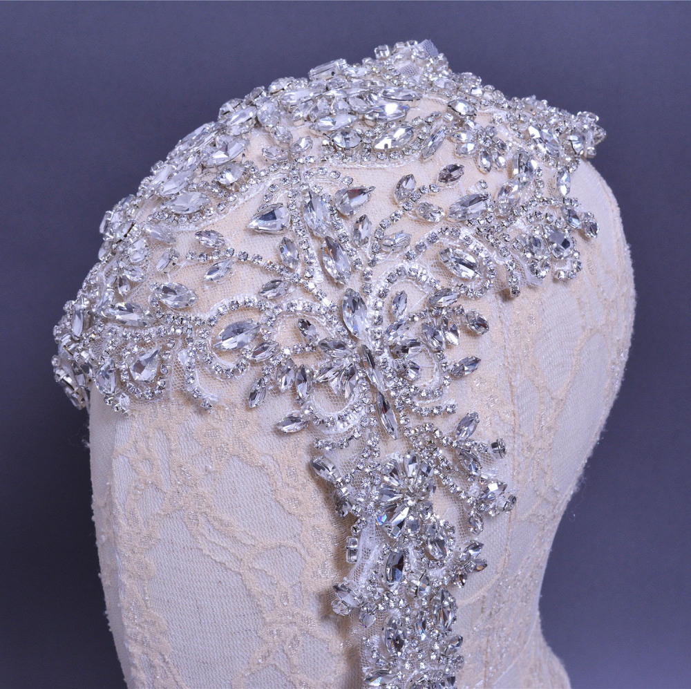 SM149 Crystal Diamante  Applique 1 Piece