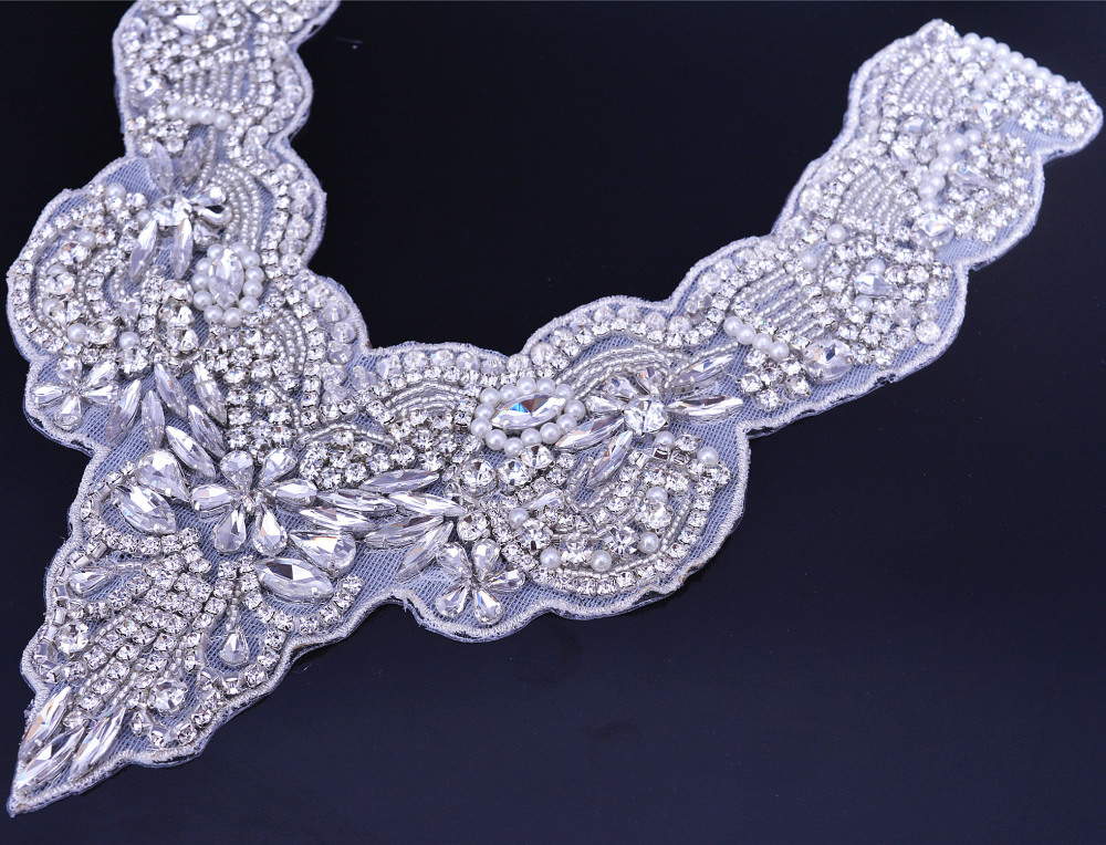 SM150 Crystal Diamante  Applique 1 Piece