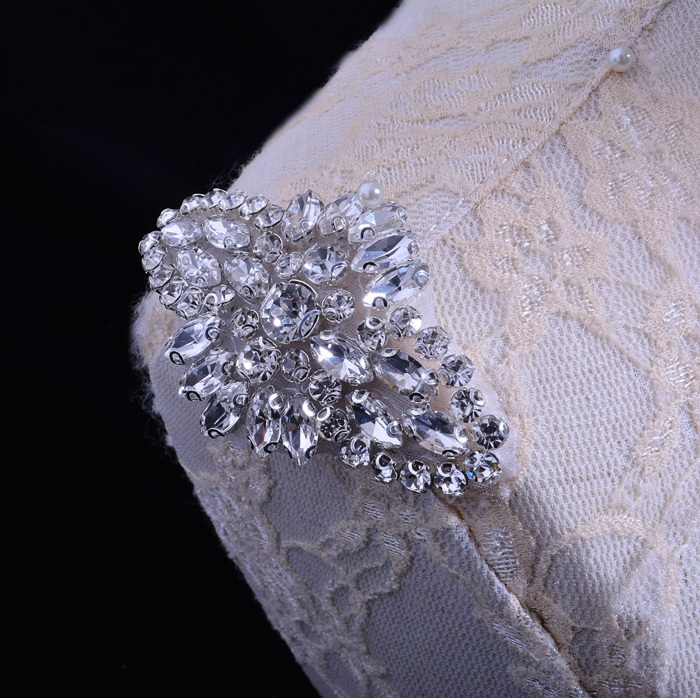 SM164 Crystal Diamante  Rhinestone Applique 1 Piece