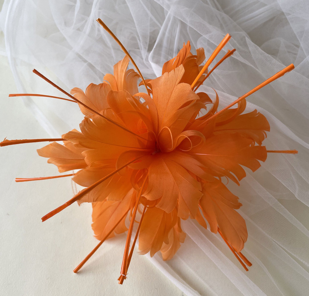 RB056 Feather Flower Millinery Fascinators Hat Handcraft Headress