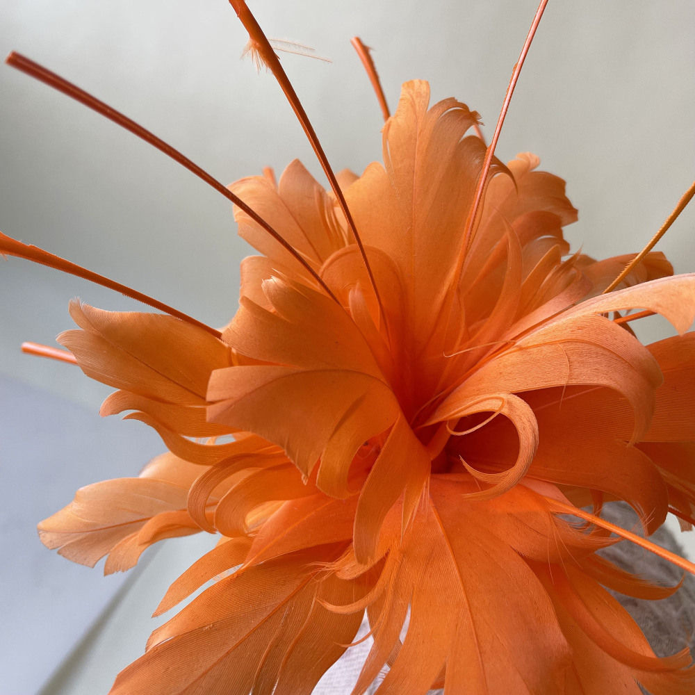 RB056 Feather Flower Millinery Fascinators Hat Handcraft Headress