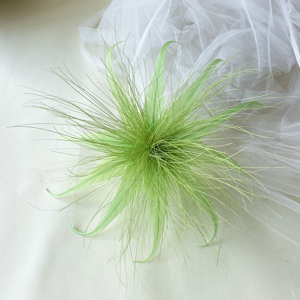 RB0101 Feather Flower Millinery Fascinators Hat Handcraft Headress