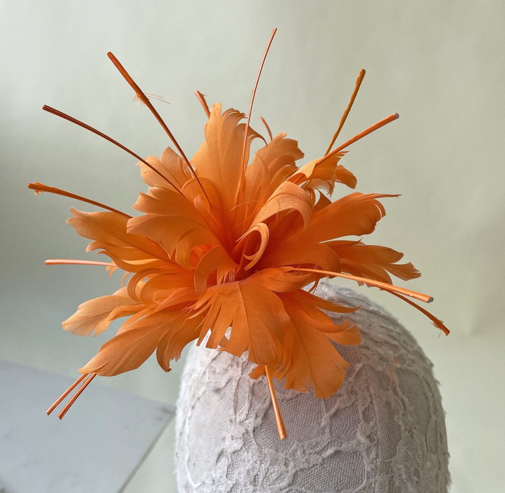 RB056 Feather Flower Millinery Fascinators Hat Handcraft Headress