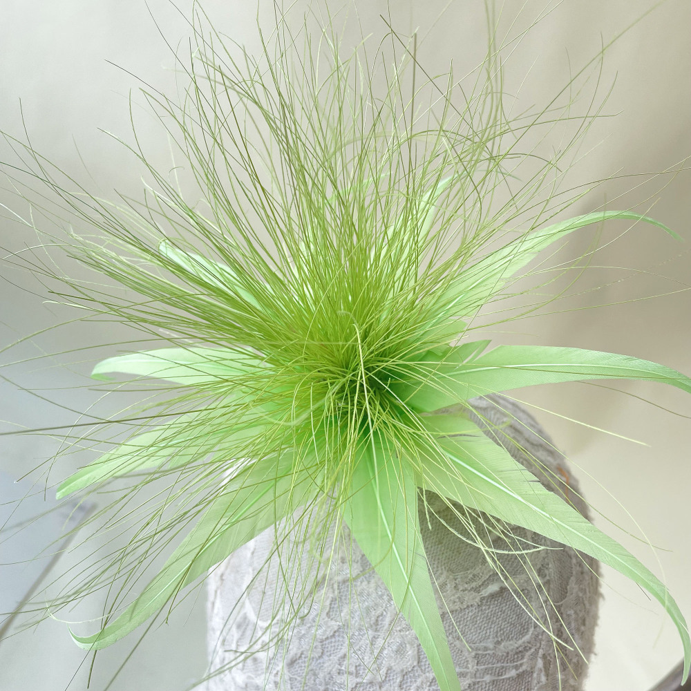 RB101 Feather Flower Millinery Fascinators Hat Handcraft Headress