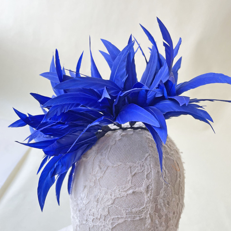 RM1709 Feather Mount Goose Feather Millinery Fascinators Hat Handcraft Headress