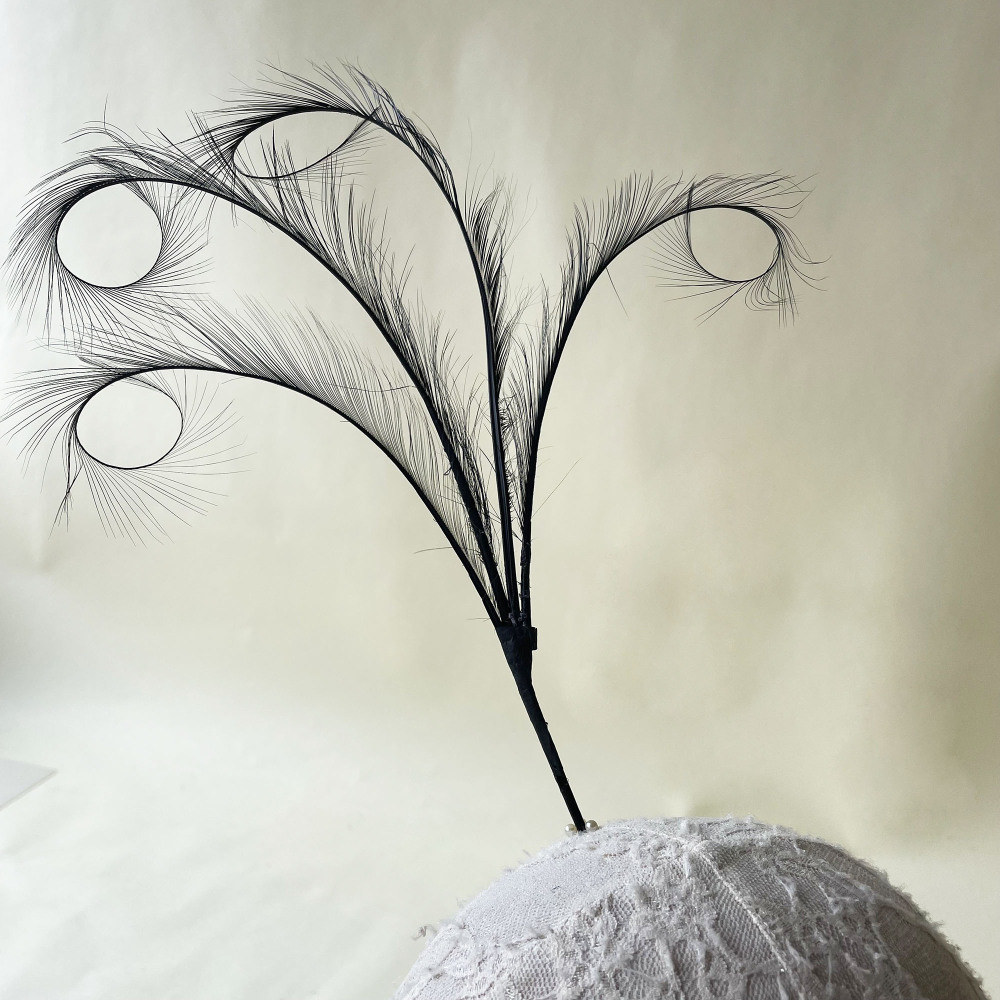 RM301 Feather Mount Feather Millinery Fascinators Hat Handcraft Headress