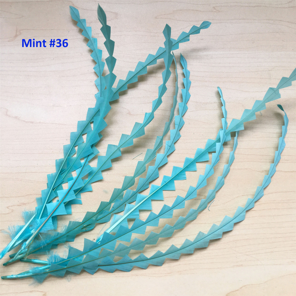 RL-C03CC Chevron Cut Coque Feather 10/12 25pcs/Packet