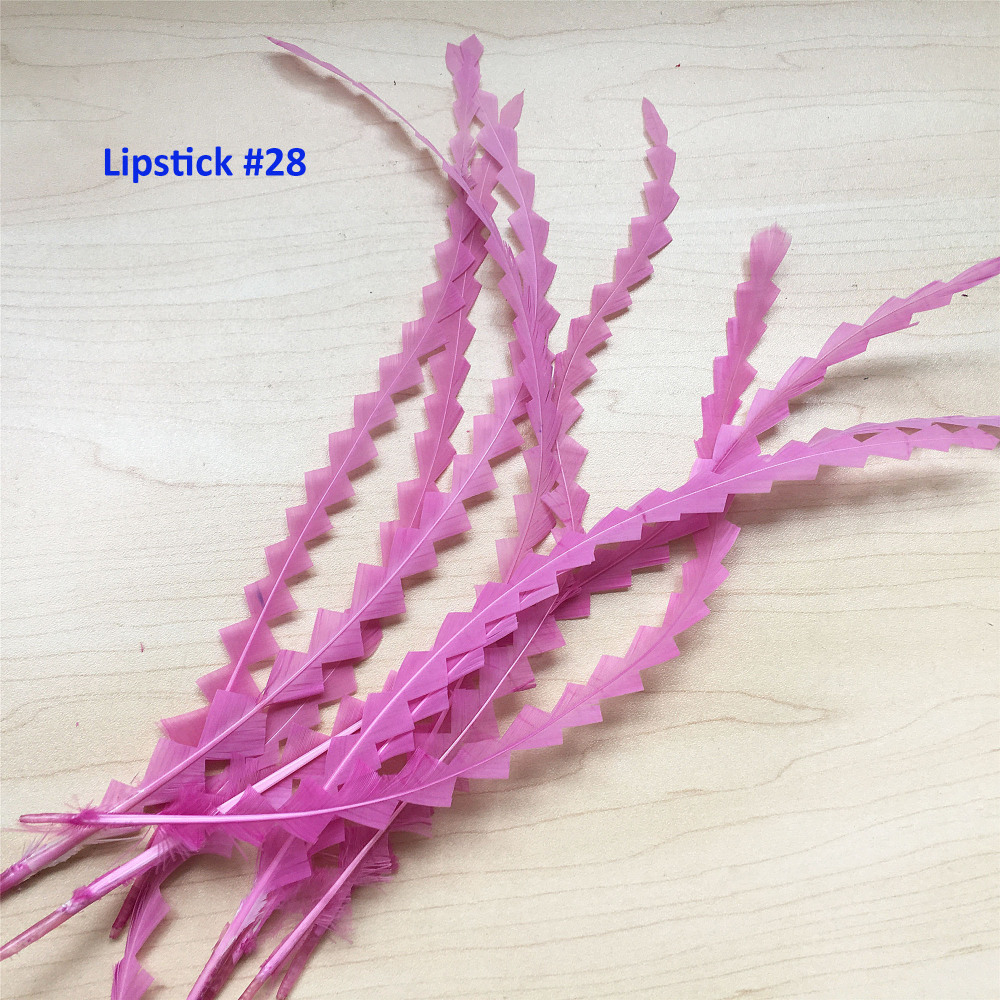 RL-C03CC Chevron Cut Coque Feather 10/12 25pcs/Packet