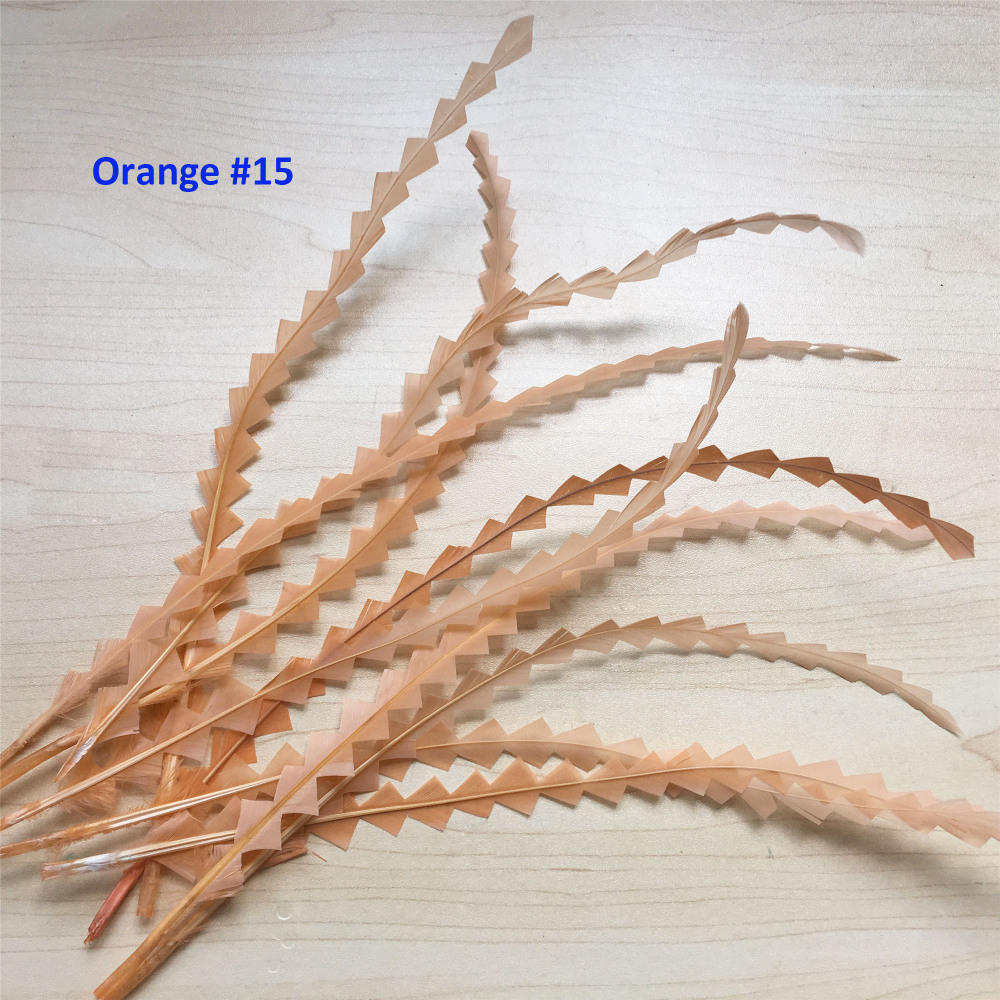 RL-C03CC Chevron Cut Coque Feather 10/12 25pcs/Packet
