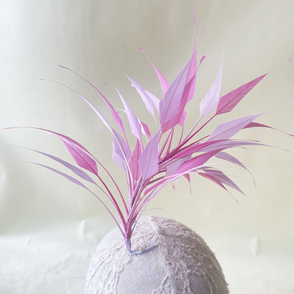 RM1702 Feather Mount Goose Feather Millinery Fascinators Hat Handcraft Headress