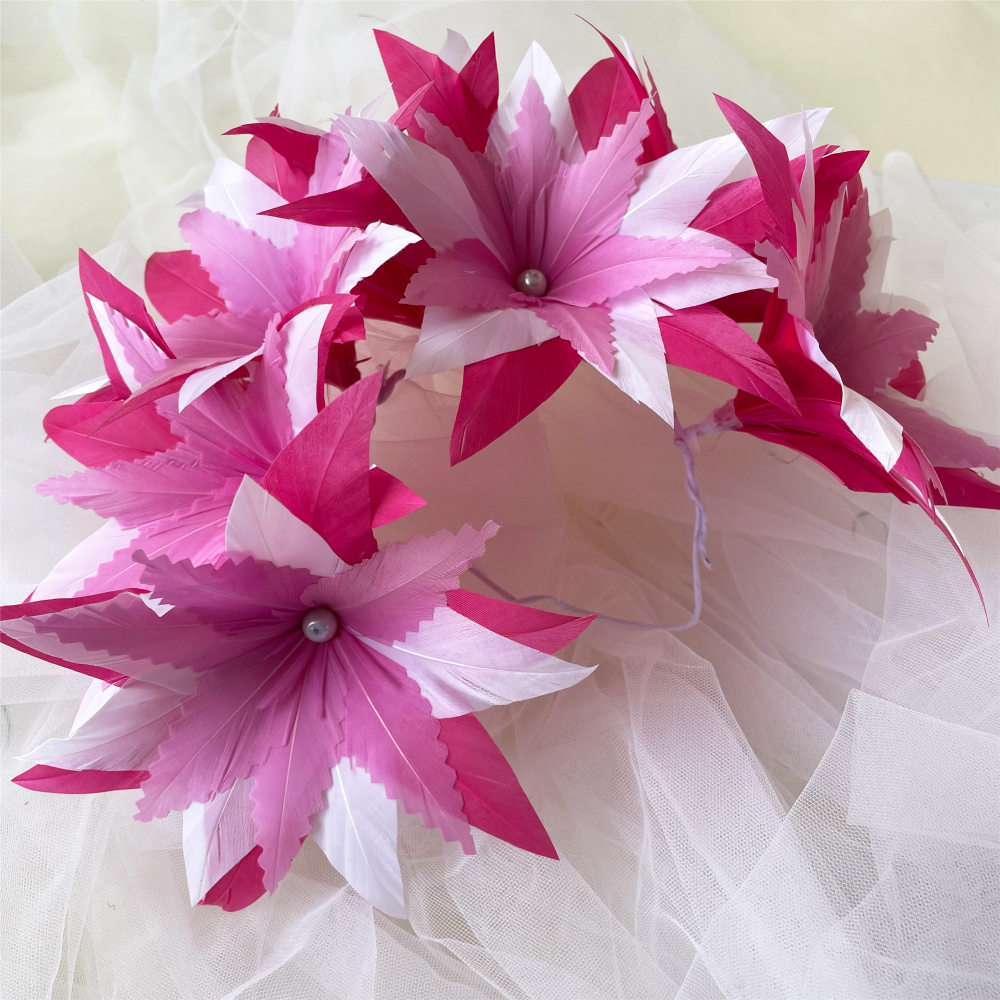 RM1712 Feather Mount Goose Feather Millinery Fascinators Hat Handcraft Headress