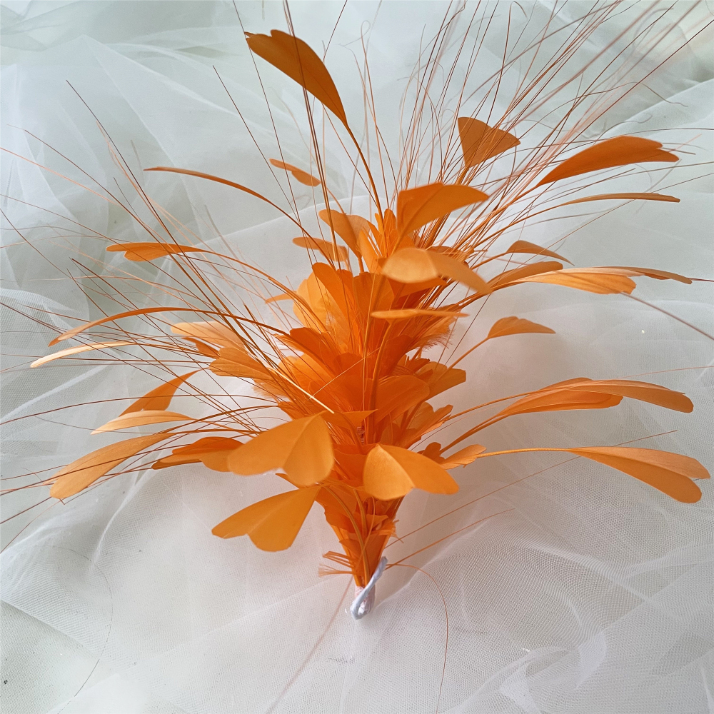 RM1708 Feather Mount Goose Feather Millinery Fascinators Hat Handcraft Headress