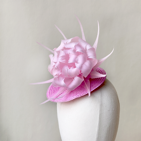 RB110 Feather Flower Millinery Fascinators Hat Handcraft Headdress for Millinery & Couture Hats – 80+ Colours | No MOQ