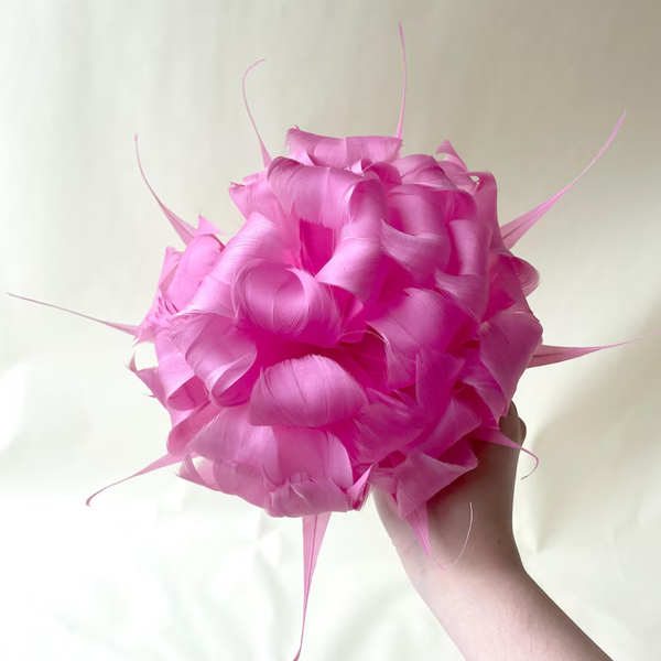 RB110 Feather Flower Millinery Fascinators Hat Handcraft Headdress for Millinery & Couture Hats – 80+ Colours | No MOQ