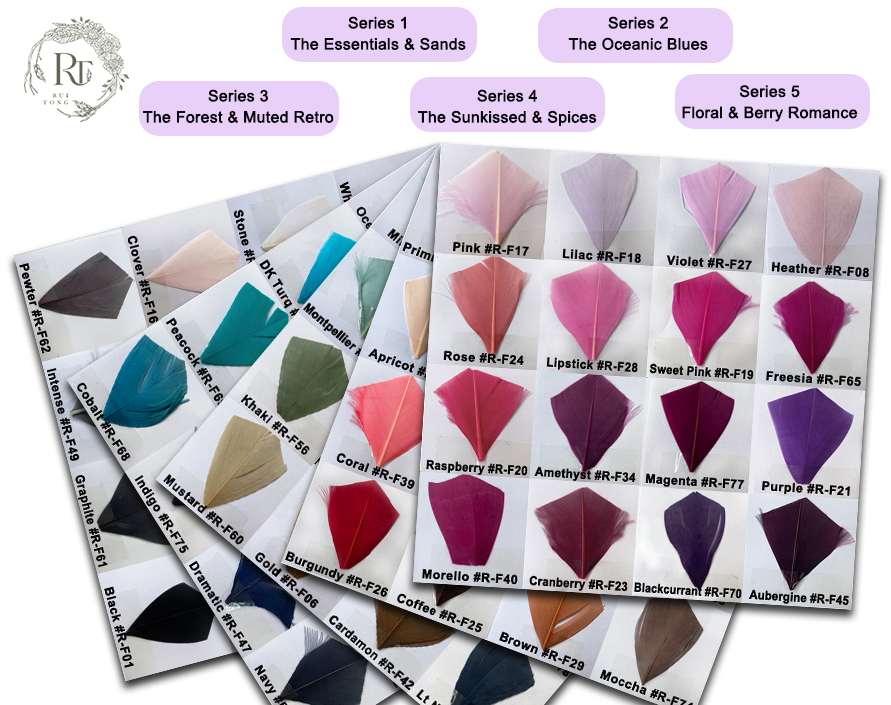 The Art of Millinery Colour: Curating our 80-Master Feather Palette