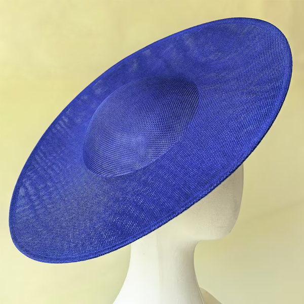 HBM021 40cm Large Sinamay Round Hat Base Ultra-Light Millinery Base Premium DIY Fascinator Supply