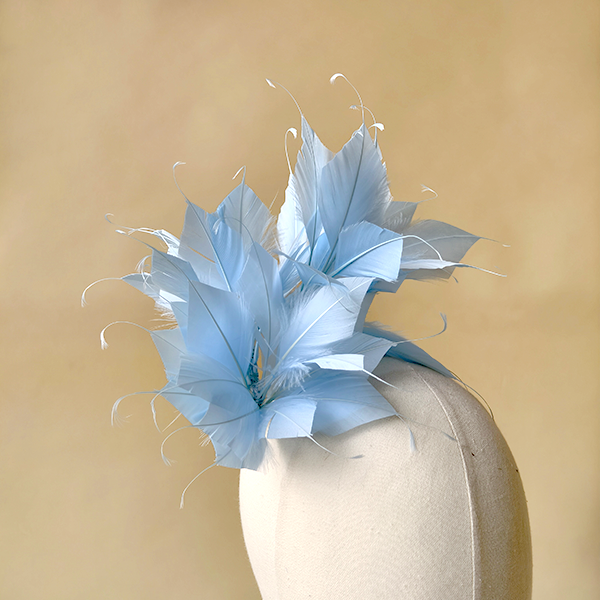 RM1706 Feather Mount Goose Feather Millinery Fascinators Hat Handcraft Headress for Millinery & Couture Hats – 80+ Colours | No MOQ