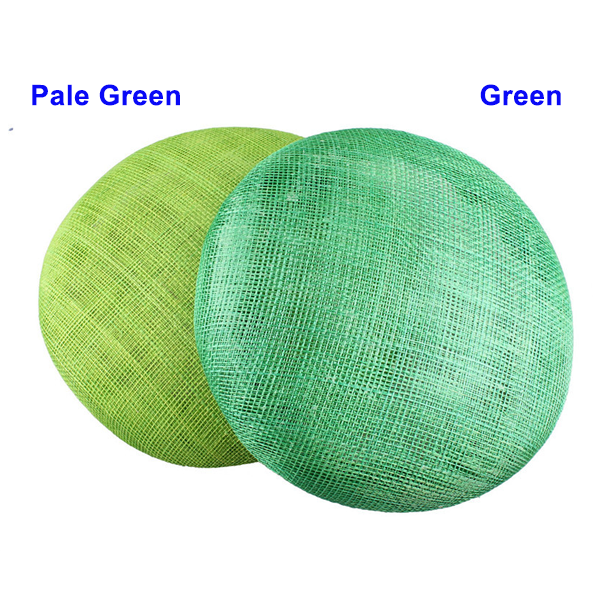 HBM014 Shallow Round Sinamay Pillbox Base Soft Edge Hat Foundation for Millinery & Cocktail Fascinators 6.3"