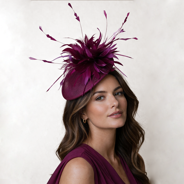 RM1406 Feather Mount Goose Feather Millinery Fascinators Hat Handcraft Headress for Millinery & Couture Hats – 80+ Colours | No MOQ