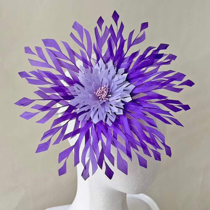 Handcrafted Feather Flowers