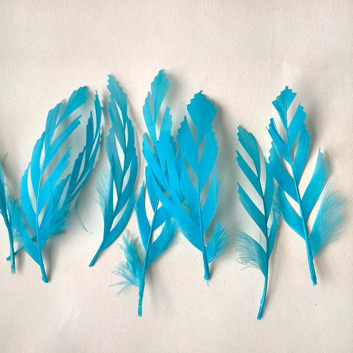 RL-ZTG02 Hand-Trimmed Z-Cut Goose Feathers 3-4.5"  25pcs/pack