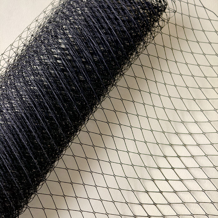 CH001 Premium Merry Widow Veiling - 9-inch Diamond Mesh Birdcage Netting for Millinery & Fascinators