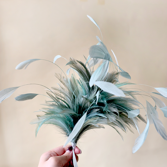 RM206 Feather Mount Hackle Feather Millinery Fascinators Hat Handcraft Headress for Millinery & Couture Hats – 80+ Colours | No MOQ