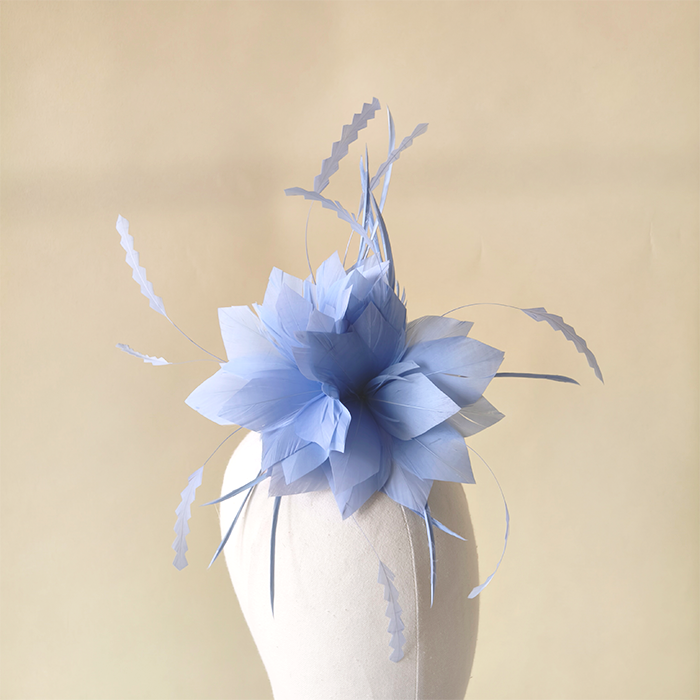 RB113 Feather Flower Millinery Fascinators Hat Handcraft Headdress for Millinery & Couture Hats – 80+ Colours | No MOQ