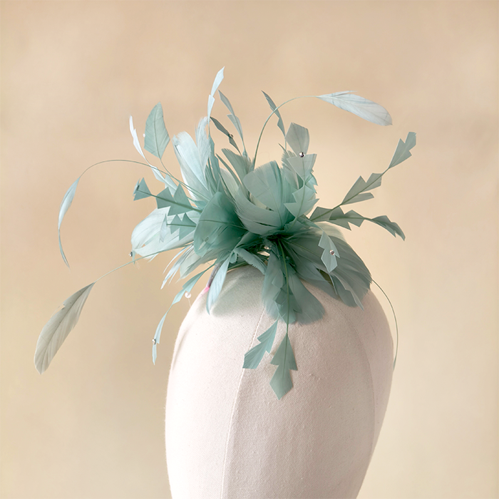 RM1007 Feather Mount Goose Feather Millinery Fascinators Hat Handcraft Headress for Millinery & Couture Hats – 80+ Colours | No MOQ