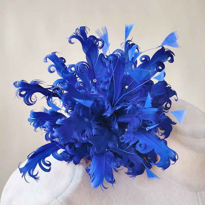 RM1003 Feather Mount Goose Feather Millinery Fascinators Hat Handcraft Headress for Millinery & Couture Hats – 80+ Colours | No MOQ