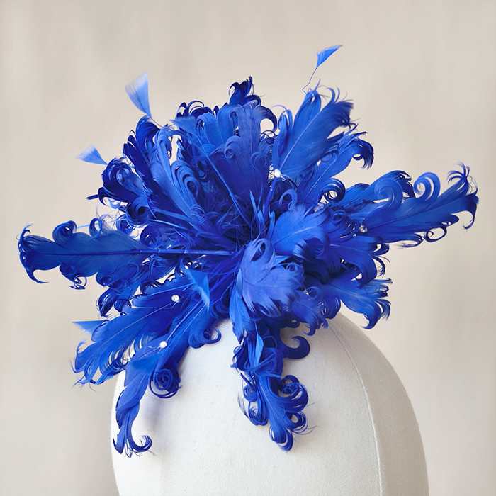RM1003 Feather Mount Goose Feather Millinery Fascinators Hat Handcraft Headress for Millinery & Couture Hats – 80+ Colours | No MOQ