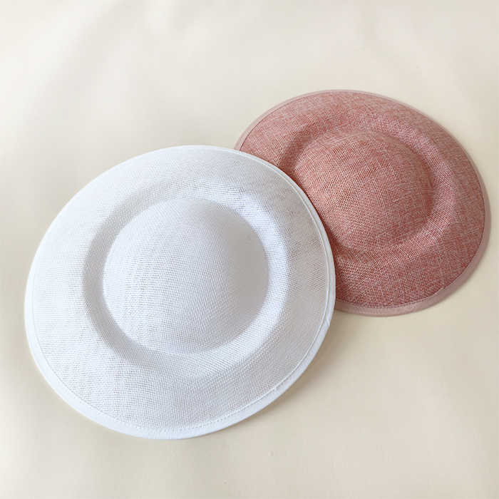 HBM020 Sinamay Fascinator Base 9.84" Round Millinery Base Hat Maker DIY Craft