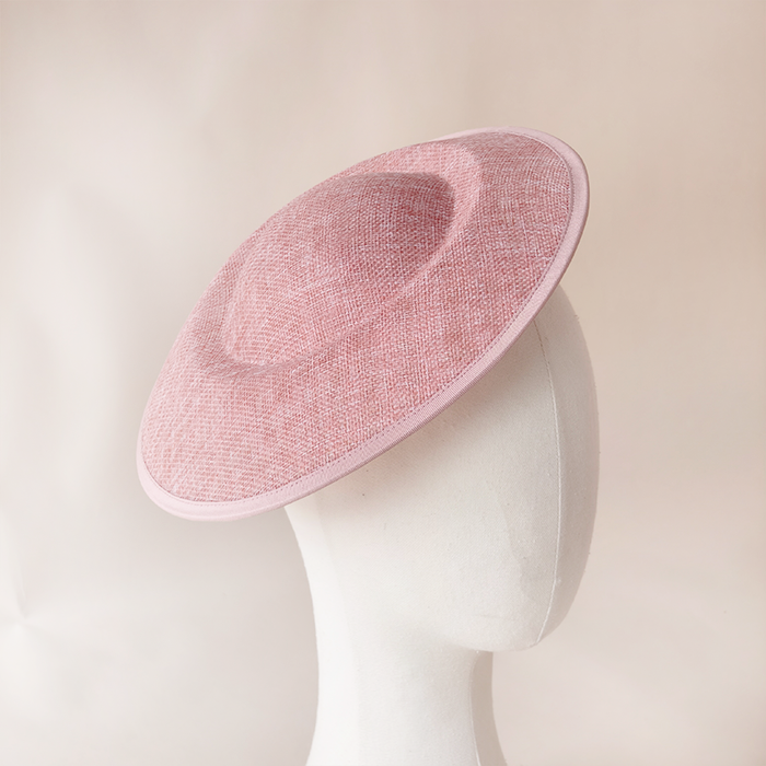 HBM020 Sinamay Fascinator Base 9.84" Round Millinery Base Hat Maker DIY Craft