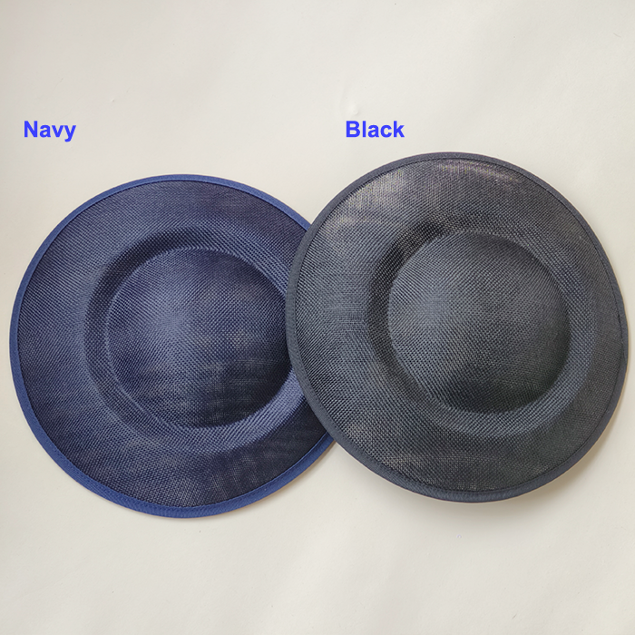 HBM020 Sinamay Fascinator Base 9.84" Round Millinery Base Hat Maker DIY Craft