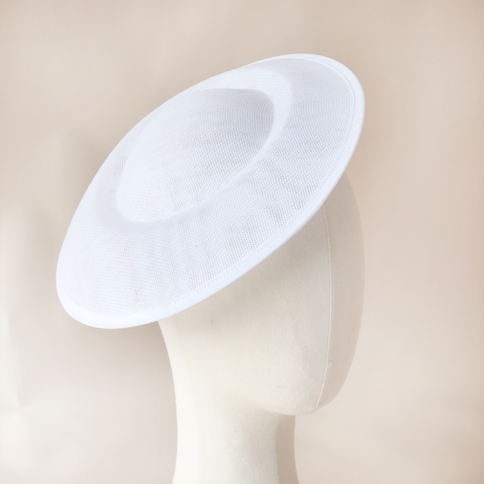 HBM020 Sinamay Fascinator Base 9.84" Round Millinery Base Hat Maker DIY Craft