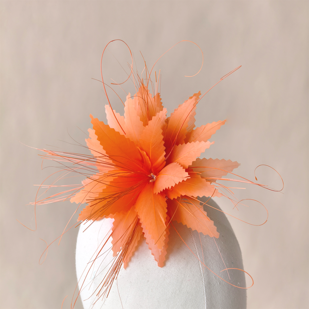 RB003 Goose Feather Flower Millinery Fascinators Hat Handcraft Headress for Millinery & Couture Hats – 80+ Colours | No MOQ
